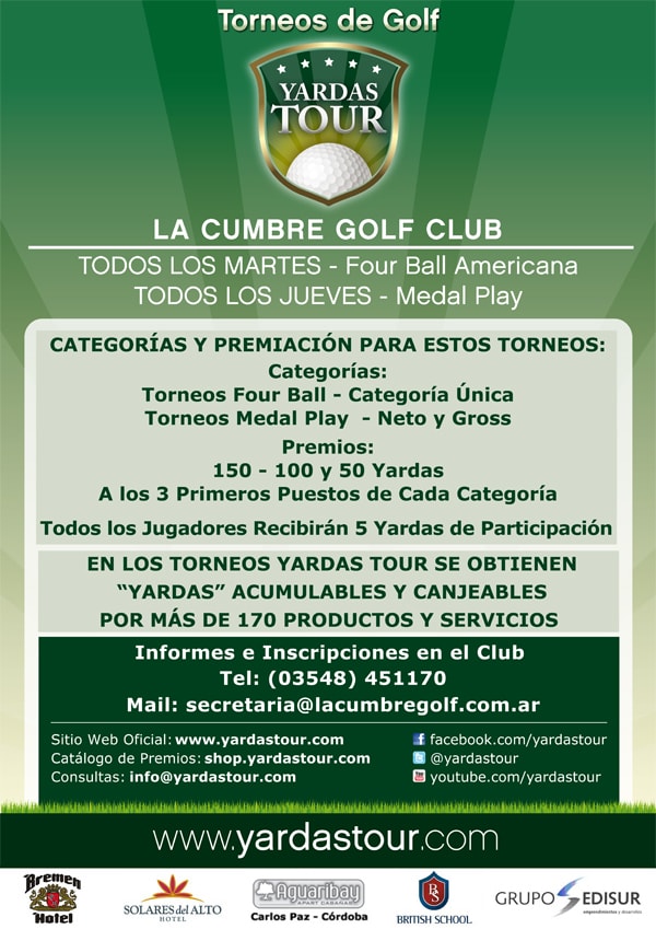 Temporada 2012 - Imágenes Cartel Torneo 2012 YardasTour