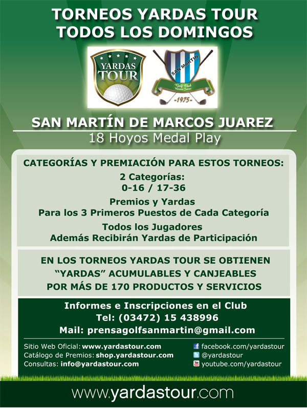 Temporada 2012 - Imágenes Cartel Torneo 2012 YardasTour