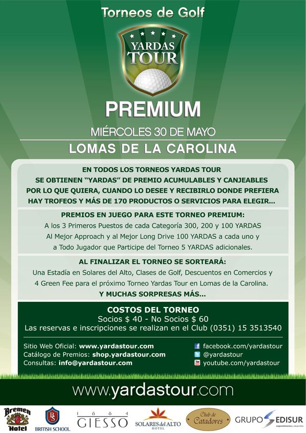 Temporada 2012 - Imágenes Cartel Torneo 2012 YardasTour